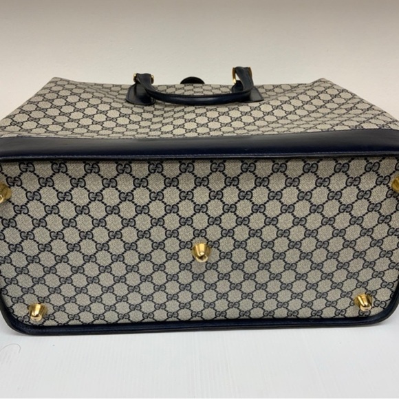 Authentic Gucci GG Vintage travel handbag PVC leather. - Picture 9 of 9